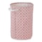 DII® Round Lattice PE-Coated Cotton Polyester Laundry Hamper
